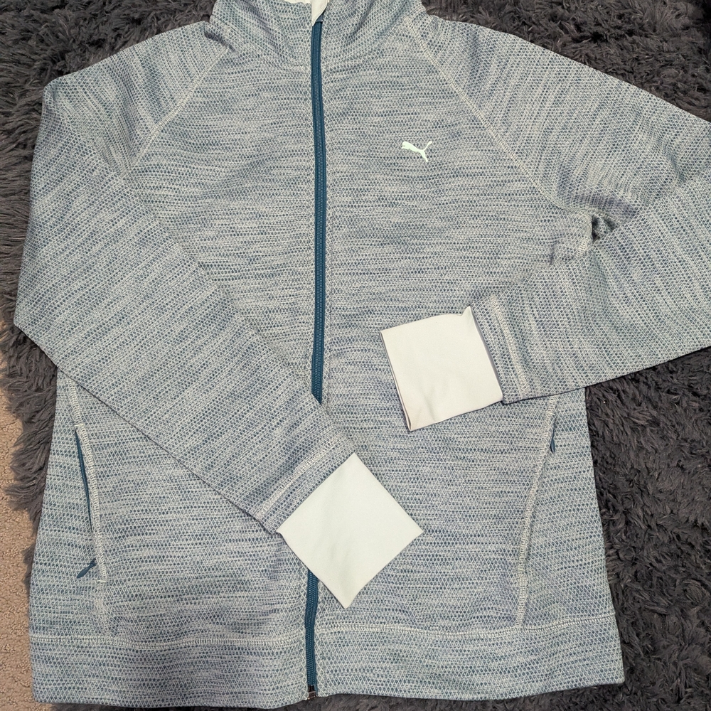 Puma Gray Zip-Up Jacket